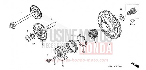 STARTING CLUTCH CBF10007 de 2007